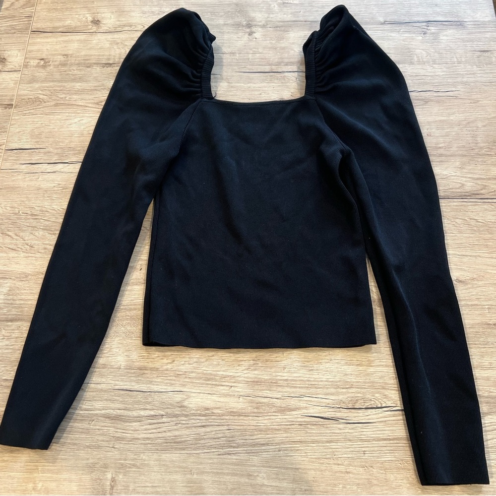 Heavyweight soft Aqaua square neck